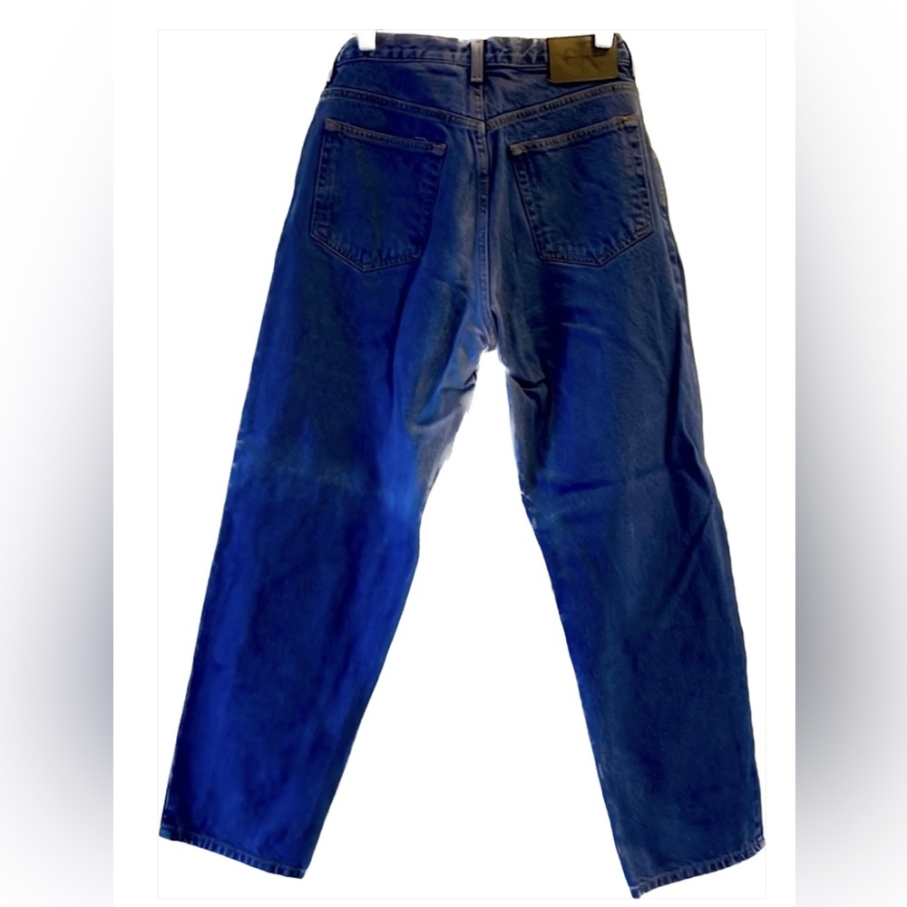 😎 Vintage Calvin Klein Straight Leg Distressed Cotton Blue Jeans, Men’s 34x30 - Picture 2 of 5